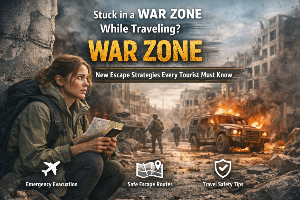 Stuck in a War Zone While Traveling? New Escape Strategies Every Tourist Must Know