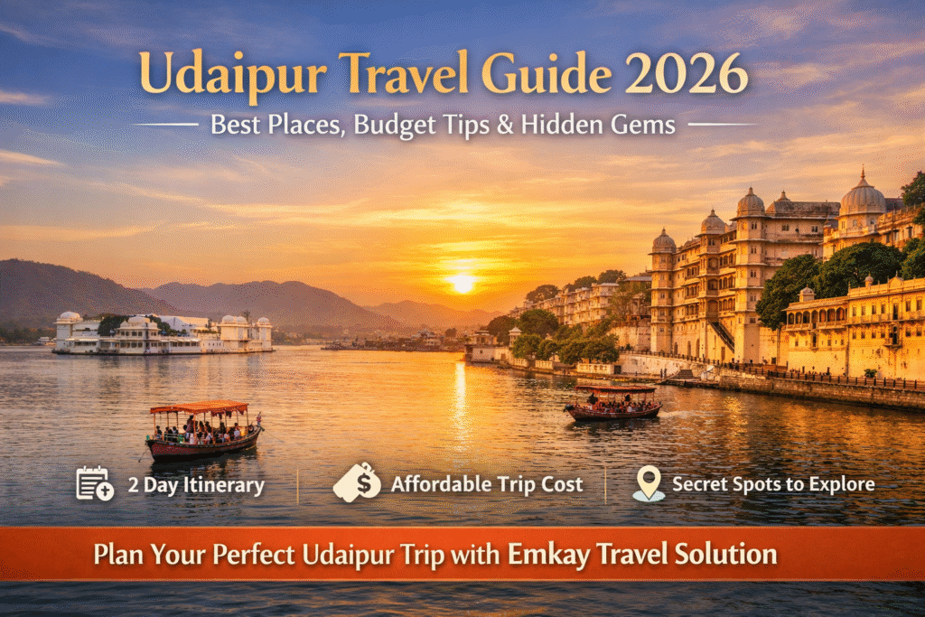 Udaipur Travel Guide 2026: Best Places to Visit, Budget Trip, Itinerary & Hidden Gems
