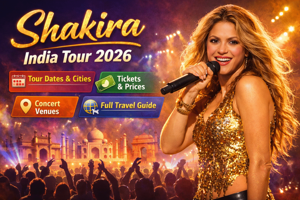 Shakira India Tour 2026: Dates, Cities, Tickets & Full World Tour Schedule
