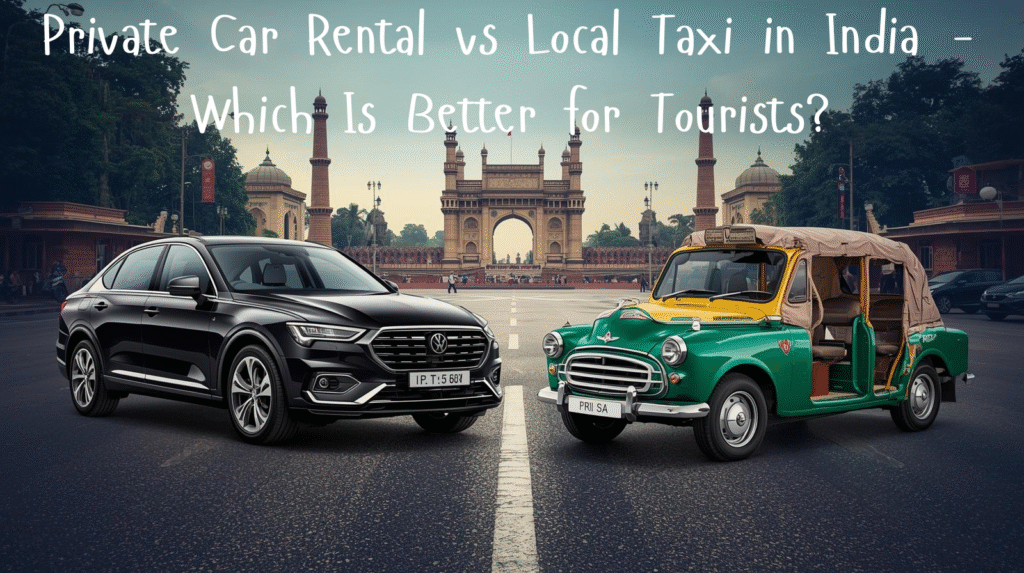 Private Car Rental vs Local Taxi in India – Which Is Better for Tourists?