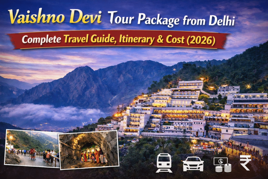 Vaishno Devi Tour Package from Delhi – Complete Travel Guide, Itinerary & Cost (2026)