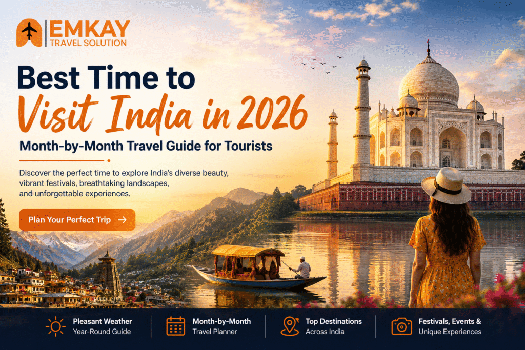 Best Time to Visit India in 2026: Month-by-Month Travel Guide for Tourists